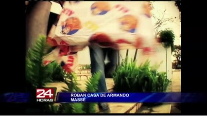 Descargar video: Delincuentes roban cerca de 200 mil dólares de casa de Armando Massé