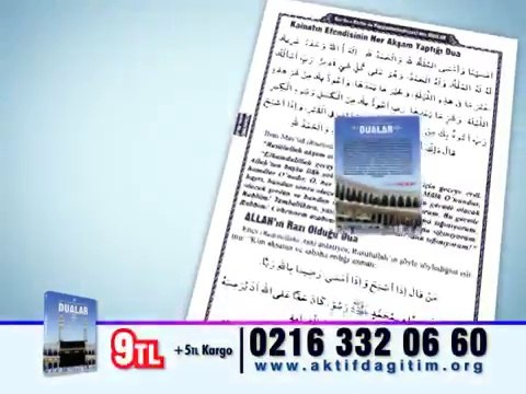 DUA KITABI KURANI KERIM VE PEYGAMBERIMIZDEN DUALAR KITABI AKTIF DAGITIM