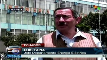 Ocho hidroeléctricas entrarán en función en Ecuador en 2016
