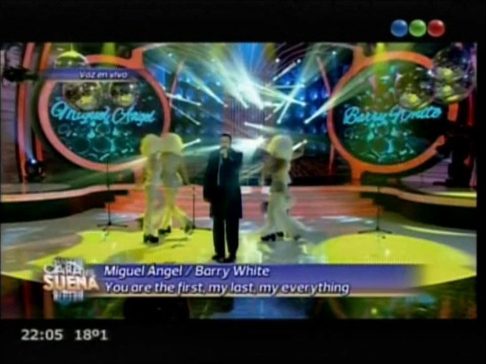 Tu Cara Me Suena. Miguel Angel / Barry White