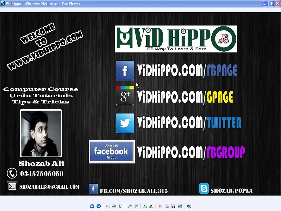 PhotoShop in Urdu - Lesson 12 - Write Text on a Circular Path - ViDHiPPO.COM