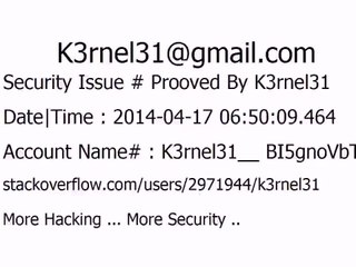 K3rnel31 Security Issue # Prooved BI5gnoVbT5eswB7