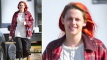 WEIRD! Kristen Stewart Hair ORANGE American Ultra! - Hot Or Not?