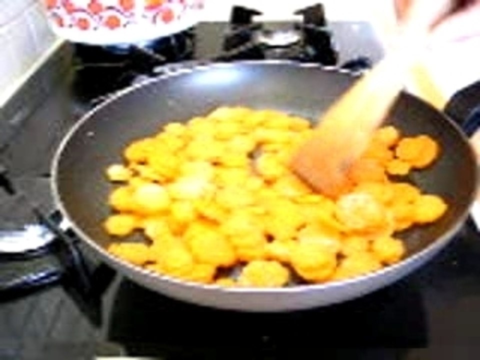 carotte cannelées sautées