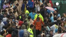 Asciende a 9 el número de muertos en el hundimiento del ferry en Corea del Sur