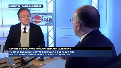 Bernard Cazeneuve, invité de Guillaume Durand avec LCI
