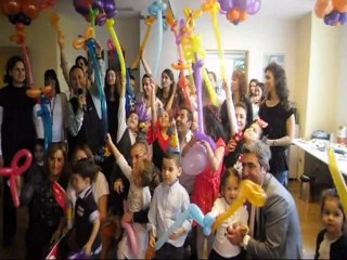 BALON KATLAMA SANATI BALONLARIN EFENDİSİ SANDOZ İLAÇ 23 NİSAN ETKİNLİĞİ