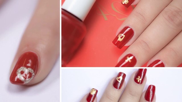 طريقة عمل مناكير أظافر مع مجموعة وشوم