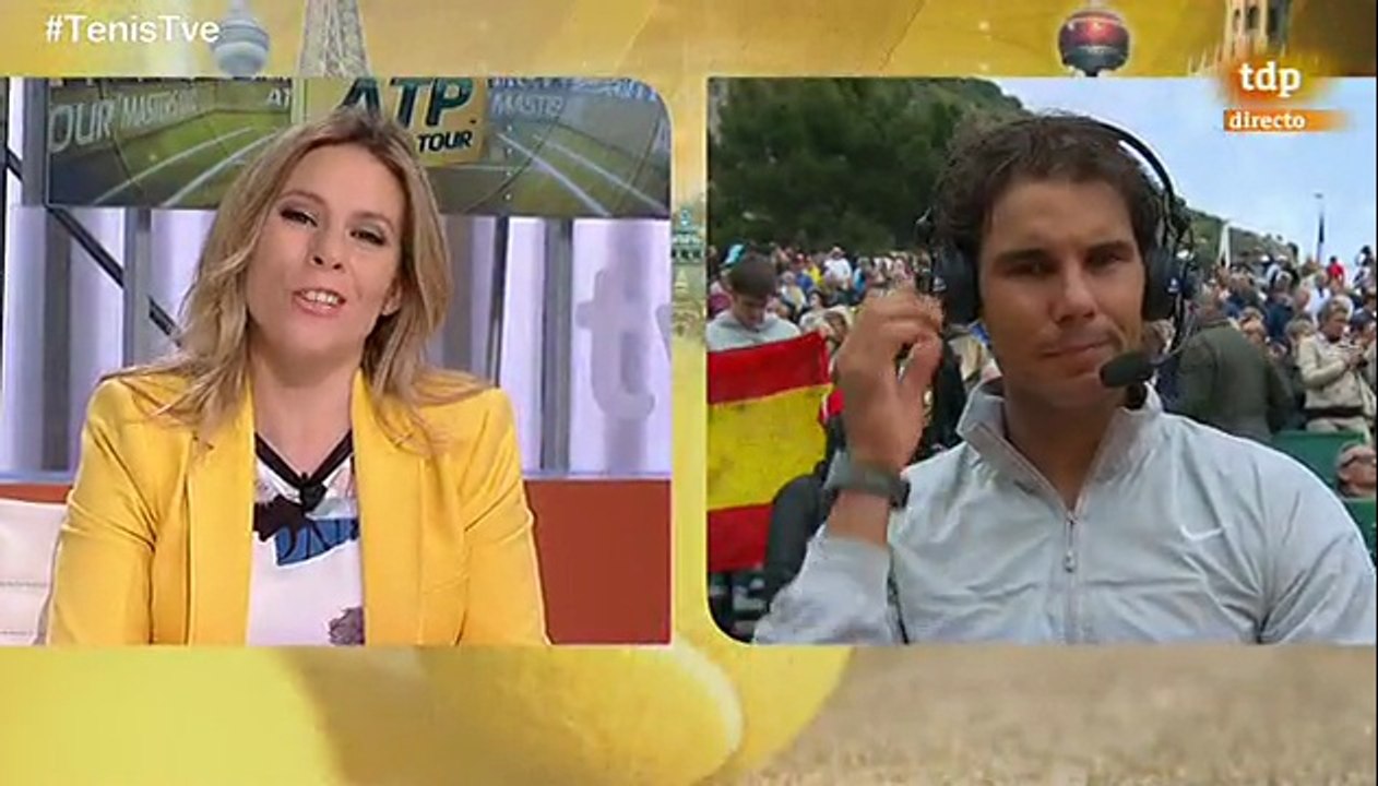 Rafael Nadal Interview for RTVE after R2 in Monte Carlo (in Spanish)