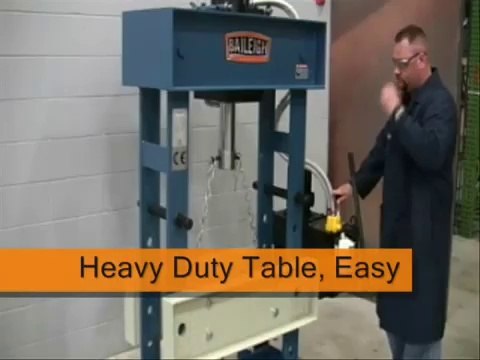 PRO-Dis - Presses hydrauliques d'atelier BAILEIGH Industrial manuelles et motorisées