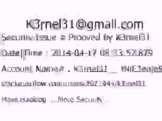 K3rnel31 Security Issue # Prooved tNiE3eaje98R4zi