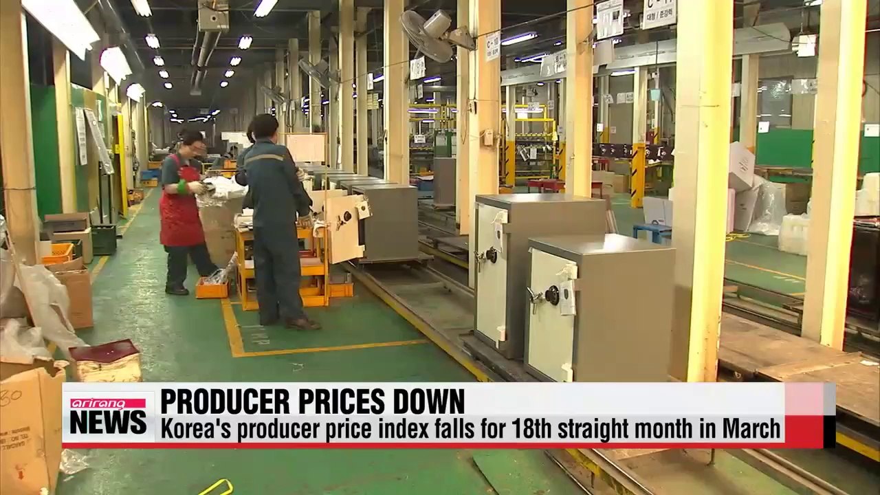 Producer price index falls for 18th straight month in March