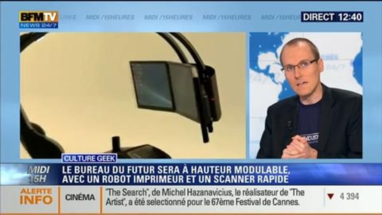 Culture Geek: Un petit aperçu du bureau du futur: imprimante robot, scanner ultra rapide... - 17/04