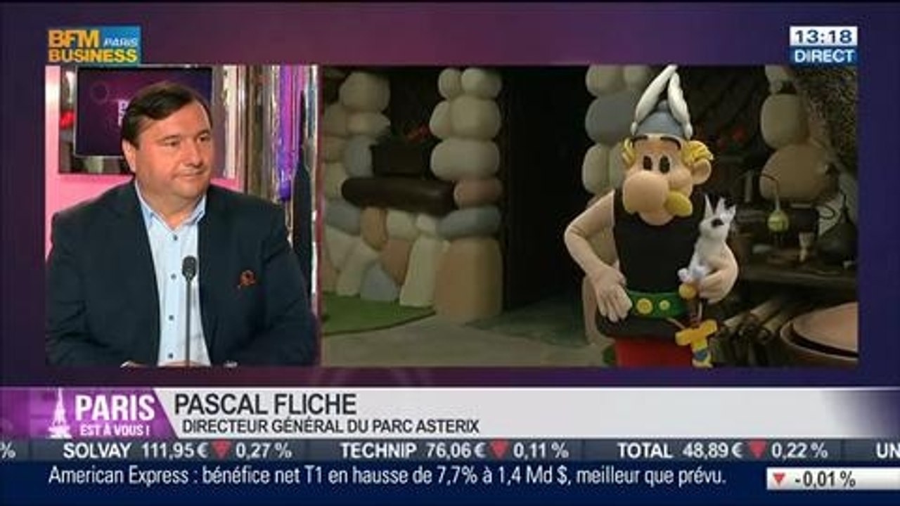 Le Paris de Pascal Fliche, Parc Astérix, dans Paris est à vous – 17/04