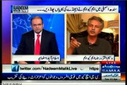 SAMAA Nadeem Malik Live with MQM Waseem Akhter (15 April 2014)