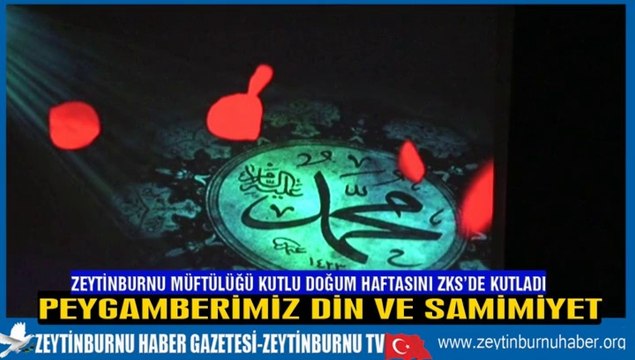 Zeytinburnu Müftülüğü Kutlu Doğum Haftası Programı 1