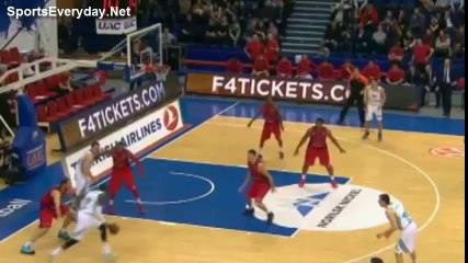 Lasme's audacious one-handed throw down 17 April 2014 Highlights