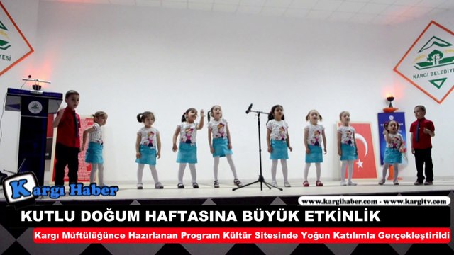 KARGI DA KUTLU DOĞUM HAFTASINA BÜYÜK ETKİNLİK - kargihaber.com