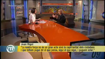 TV3 - Els Matins - Rigol es mostra convençut que hi haurà acord per a la consulta