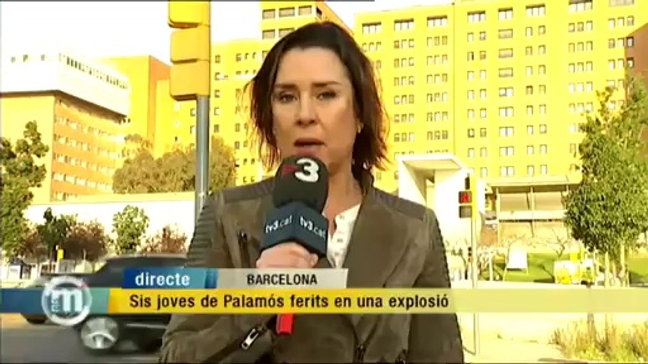 TV3 - Els Matins - Continuen ingressats a la Vall d'Hebron els sis joves ferits en una explosió a
