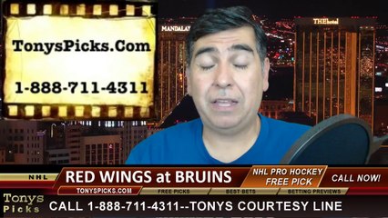 Download Video: Boston Bruins vs. Detroit Red Wings Pick Prediction NHL Pro Hockey Playoff Game 1 Odds Preview 4-18-2014