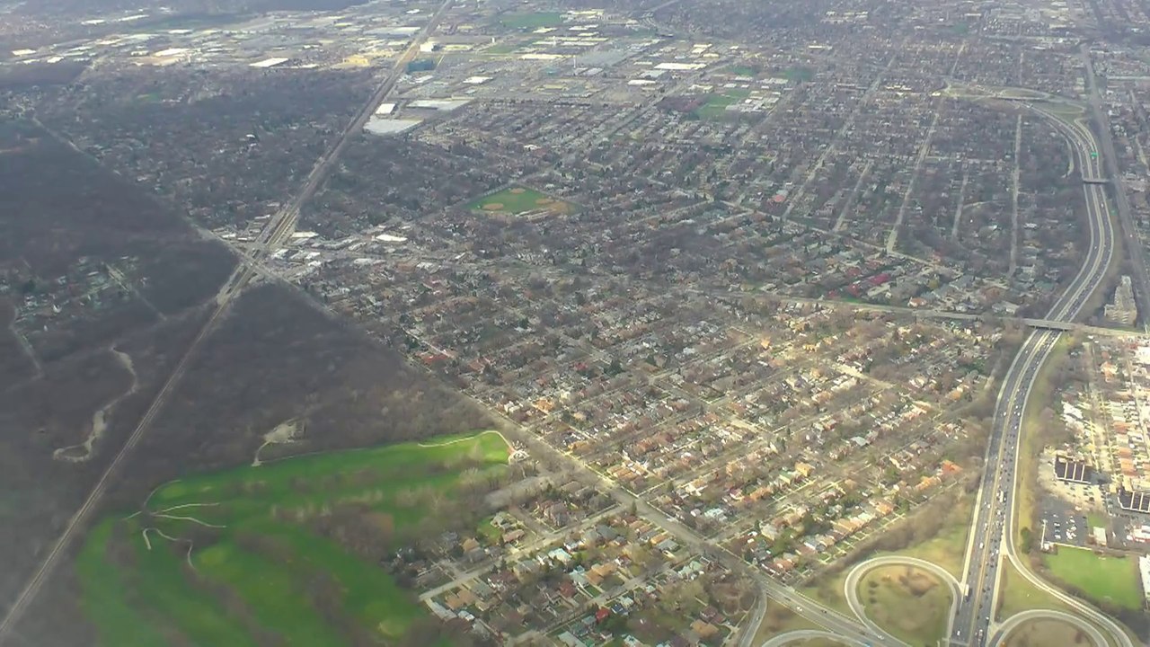 Landing at Chicago O'Hare - April 15, 2014