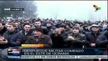 Prorusos de regiones ucranianas siguen con protestas separatistas