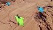INSANE! Wingsuit Base Jumping Red Rock Edition