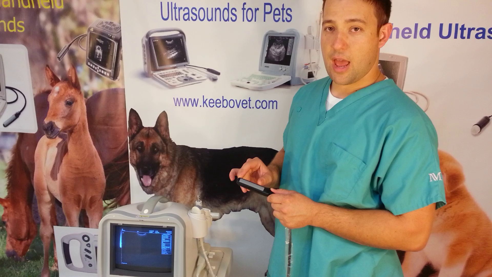 ⁣Veterinary Ultrasound Machine Short demo by KeeboMed