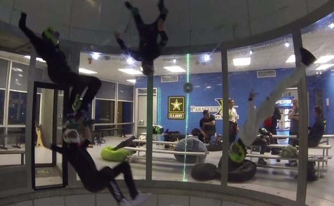 XP Camp April 2014 - Indoor Skydiving