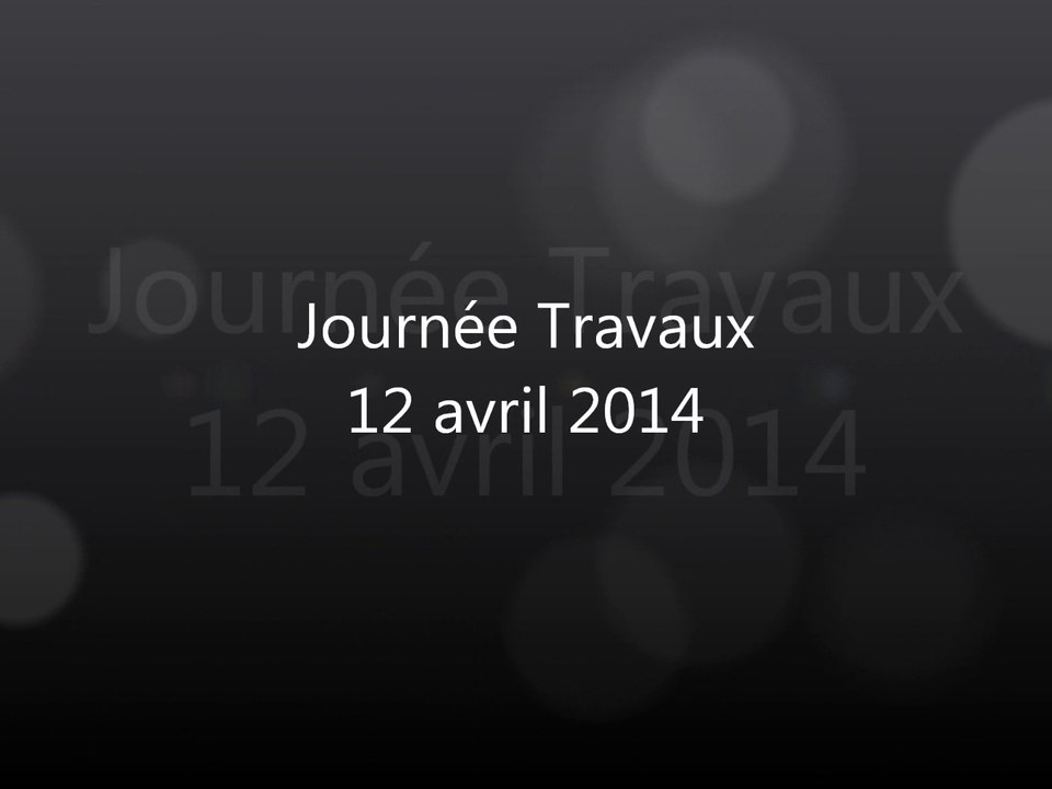 AEP Châteaurenaud - Journée Travaux 12 avril 2014