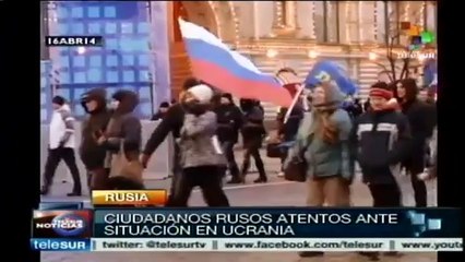 Rusos, expectantes por suerte de prorusos del este de Ucrania