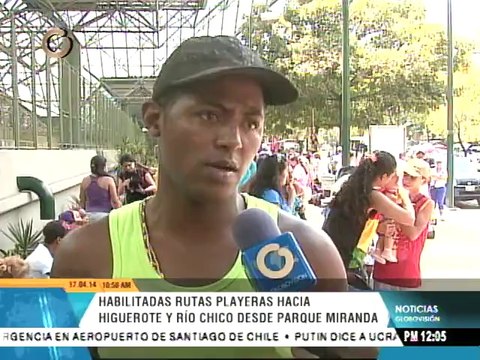 Reportan largas colas en módulos de rutas playeras en Caracas