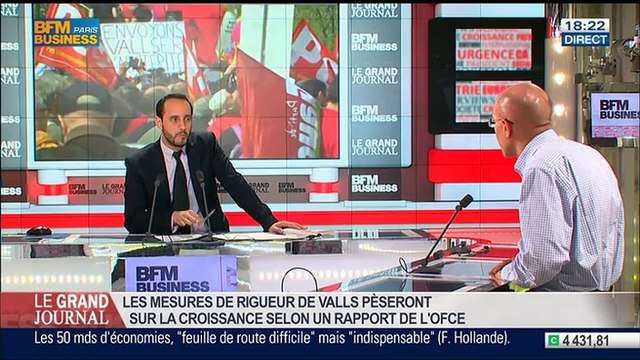 Christian Chavagneux, rédacteur en chef adjoint d'Alternatives Economiques, dans Le Grand Journal - 17/04 2/4