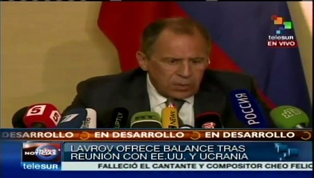 Rusia no desea irrumpir con su ejército en Ucrania: Serguéi Lavrov