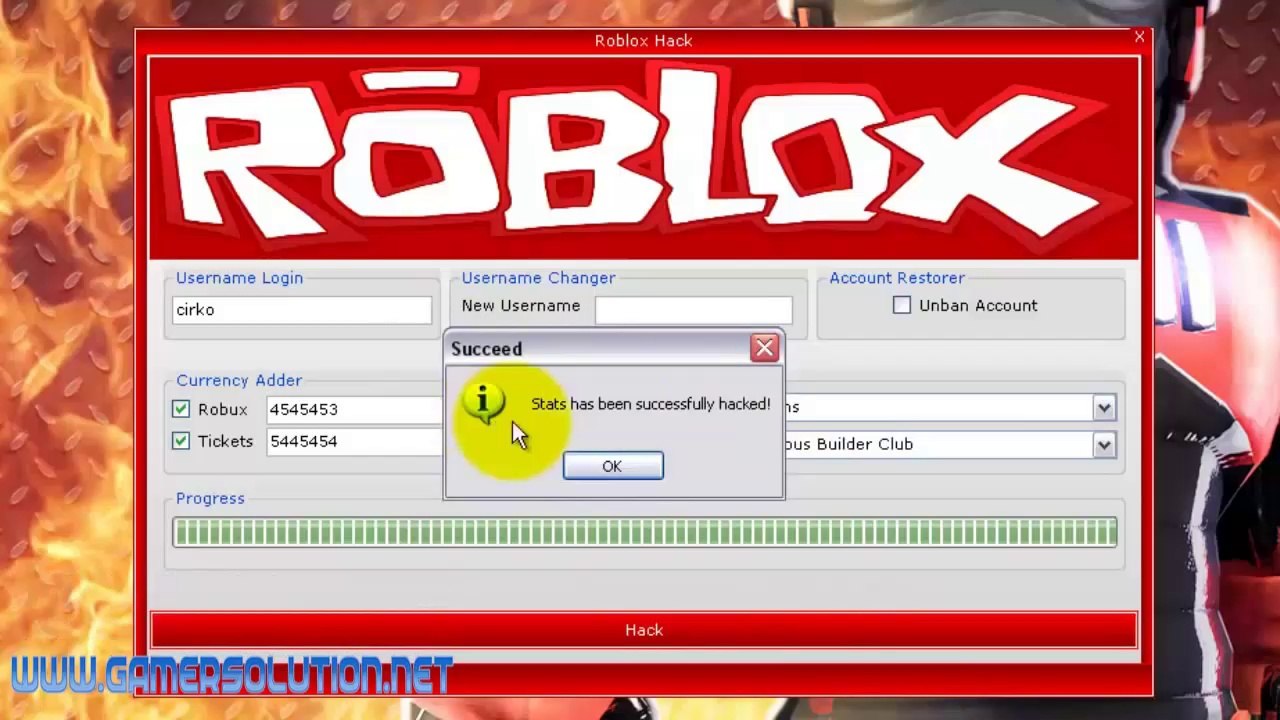 Roblox Hack Tool Download 2017