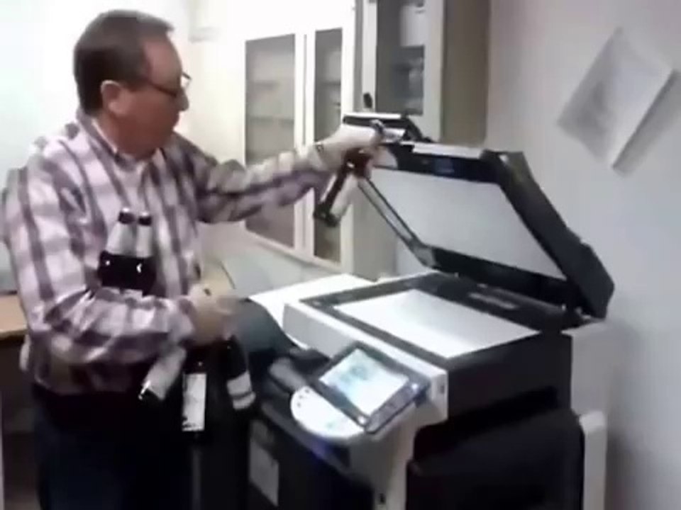 Copy machine  for beer