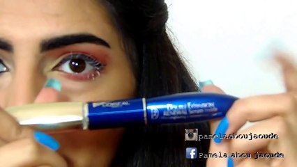 How to apply false eyelashes,(كيفية وضع الرموش الإصطناعية(تر