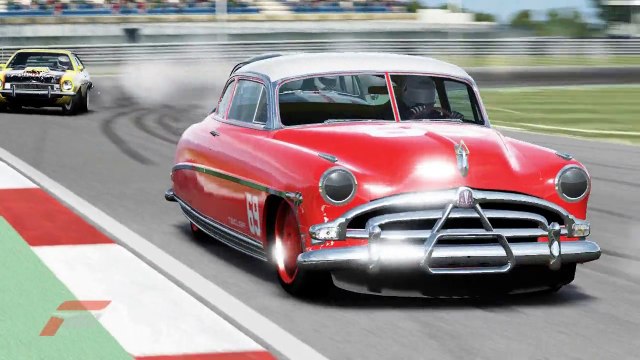 Nurburgring GP Hudson Hornet Cup vs VW Beetle vs Ford Pinto Forza Motorsport Music part 76 HD