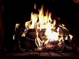 feu de cheminee