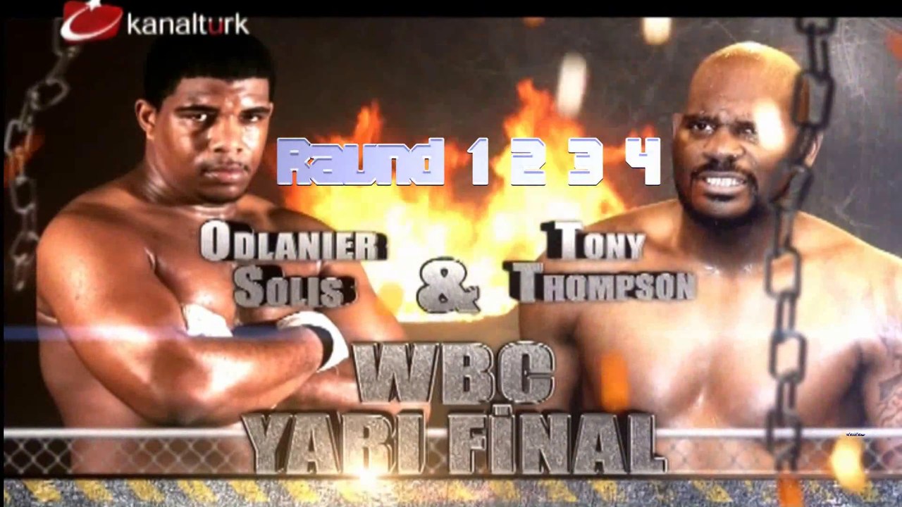 Odlanier Solis - Tony Thompson Raund 1 2 3 4 (Bilgehan Demir Anlatımı)