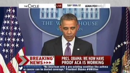 President Obama’s news press conference–8 million enrolled in Obamacare–It’s working (VIDEO)