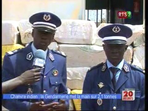 Vvidéo; Chanvre indien;La gendarmerie de Yén met la main sur 2.1 tonnes