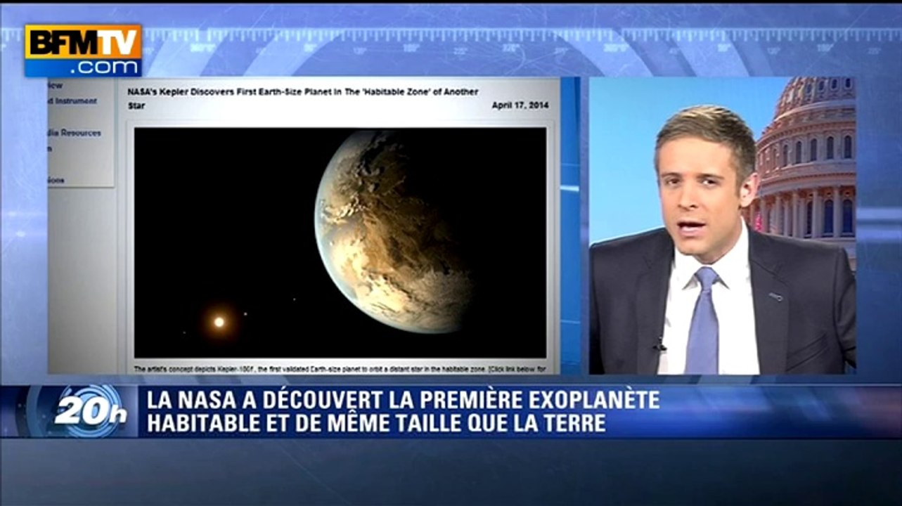 LA NASA DÉCOUVRE UNE PLANÈTE SEMBLABLE À LA TERRE - 17-04-2014