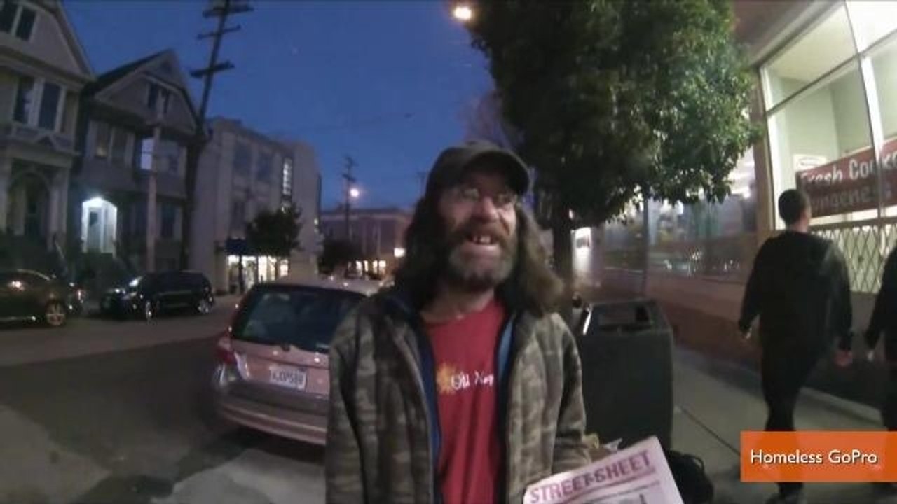 Homeless Man Wears a GoPro For Look at Life on the Streets