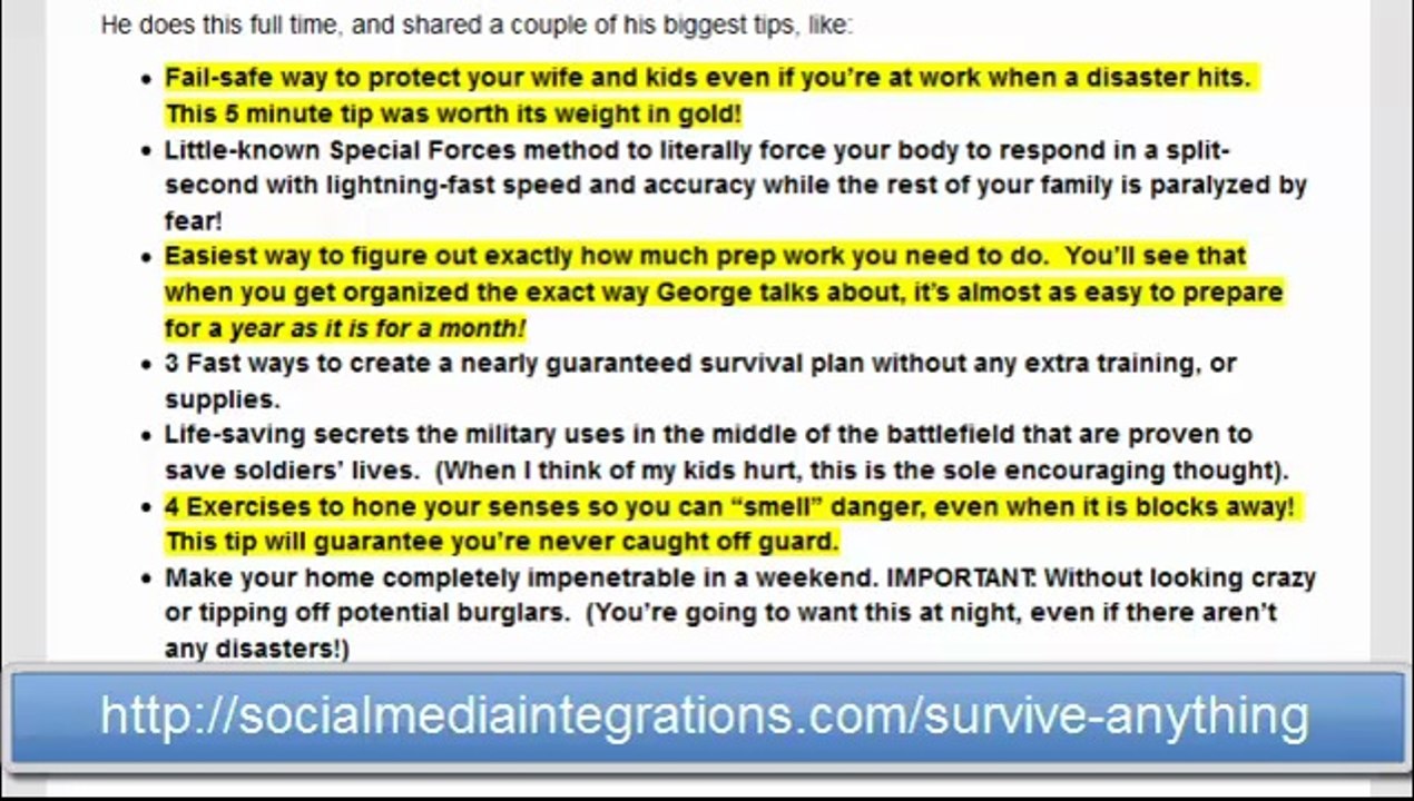 Ultimate Survival Tips |  Survivalism