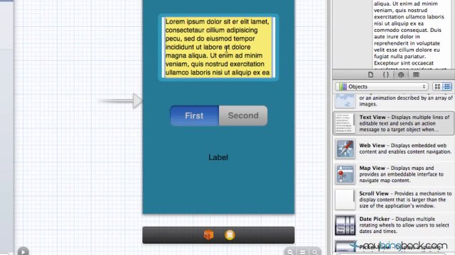 Learn Xcode 4.2 Tutorial iOS iPad iPhone 1.47 Segmented Control and Label pt1