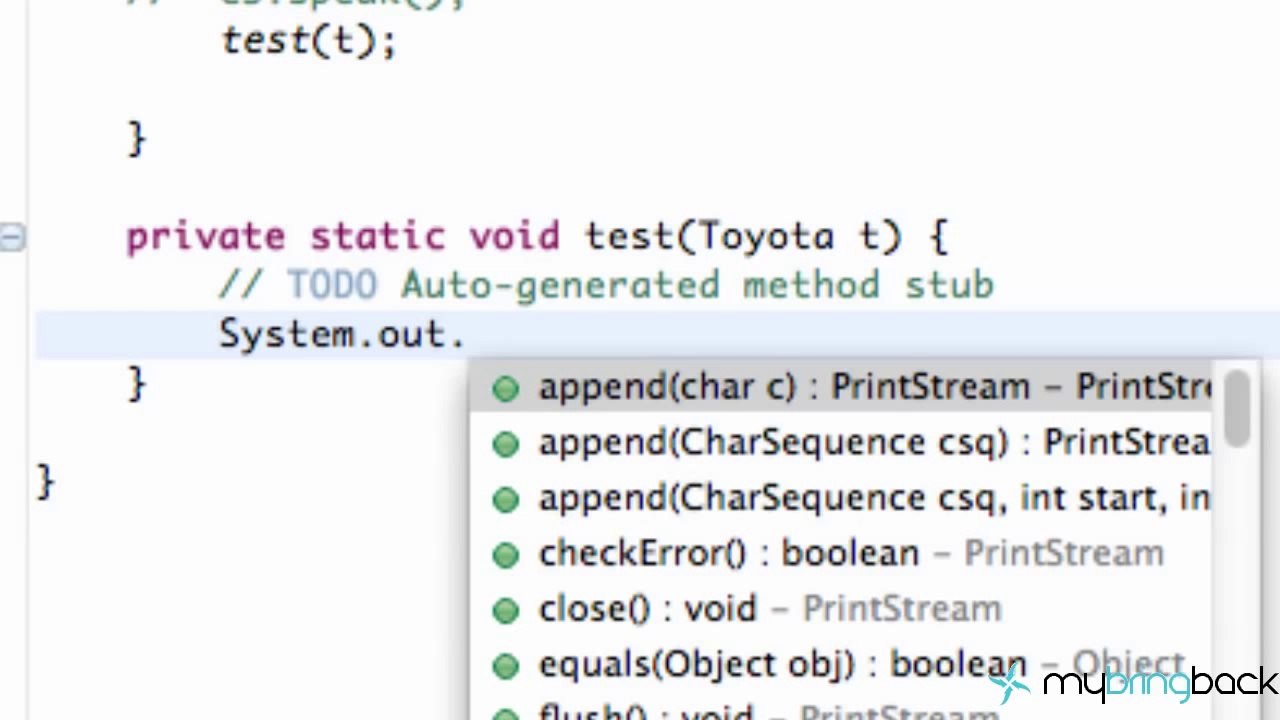 Learn Java Tutorial 1.46- More uses of Polymorphism