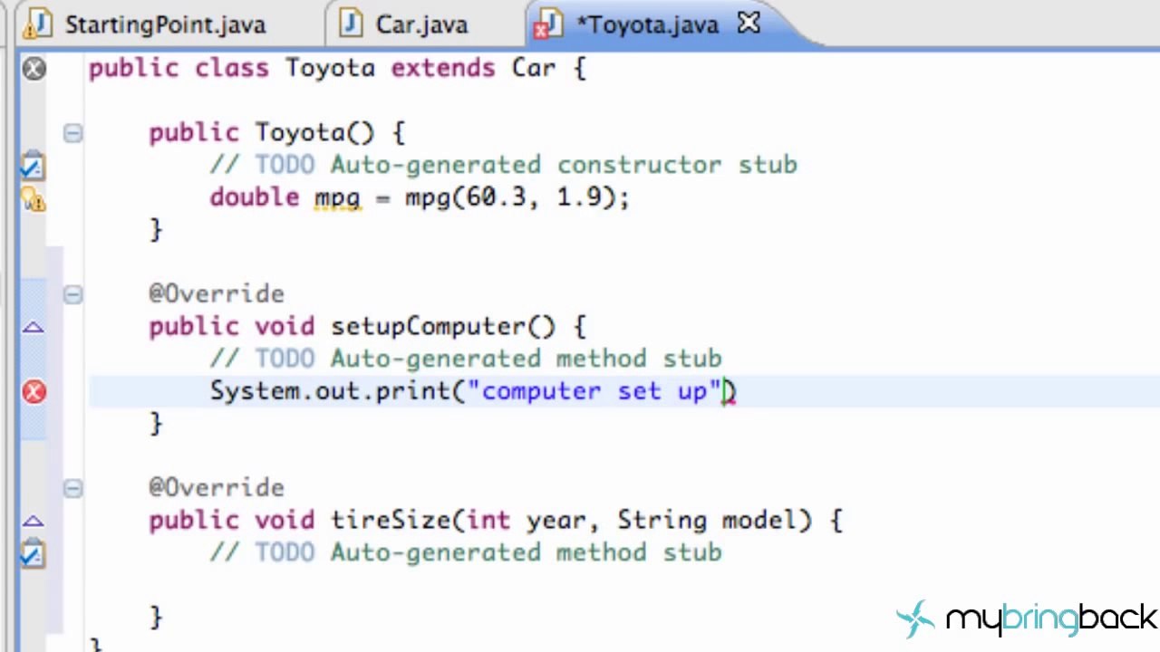 Learn Java Tutorial 1.44- Abstract Methods