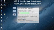 New release Evasion ios 7.1 jailbreak untethered iPhone iPod Touch iPad